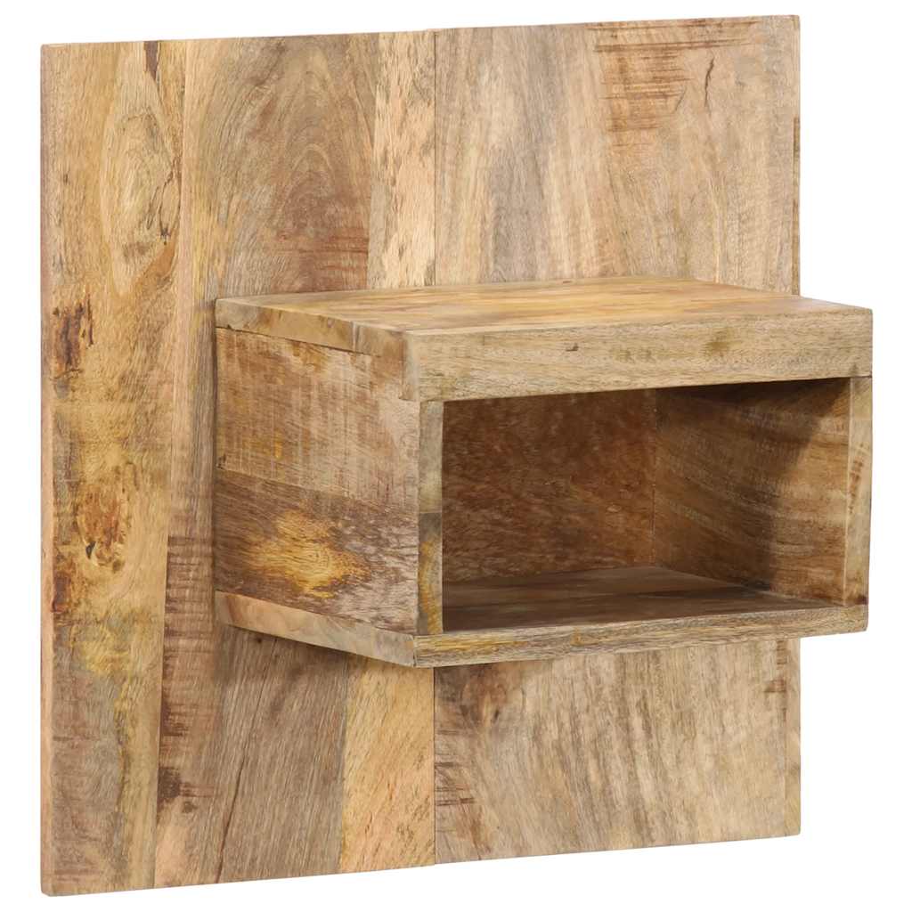 Éjjeli szekrény 50x27x50 cm tömör durva fa mangó 11