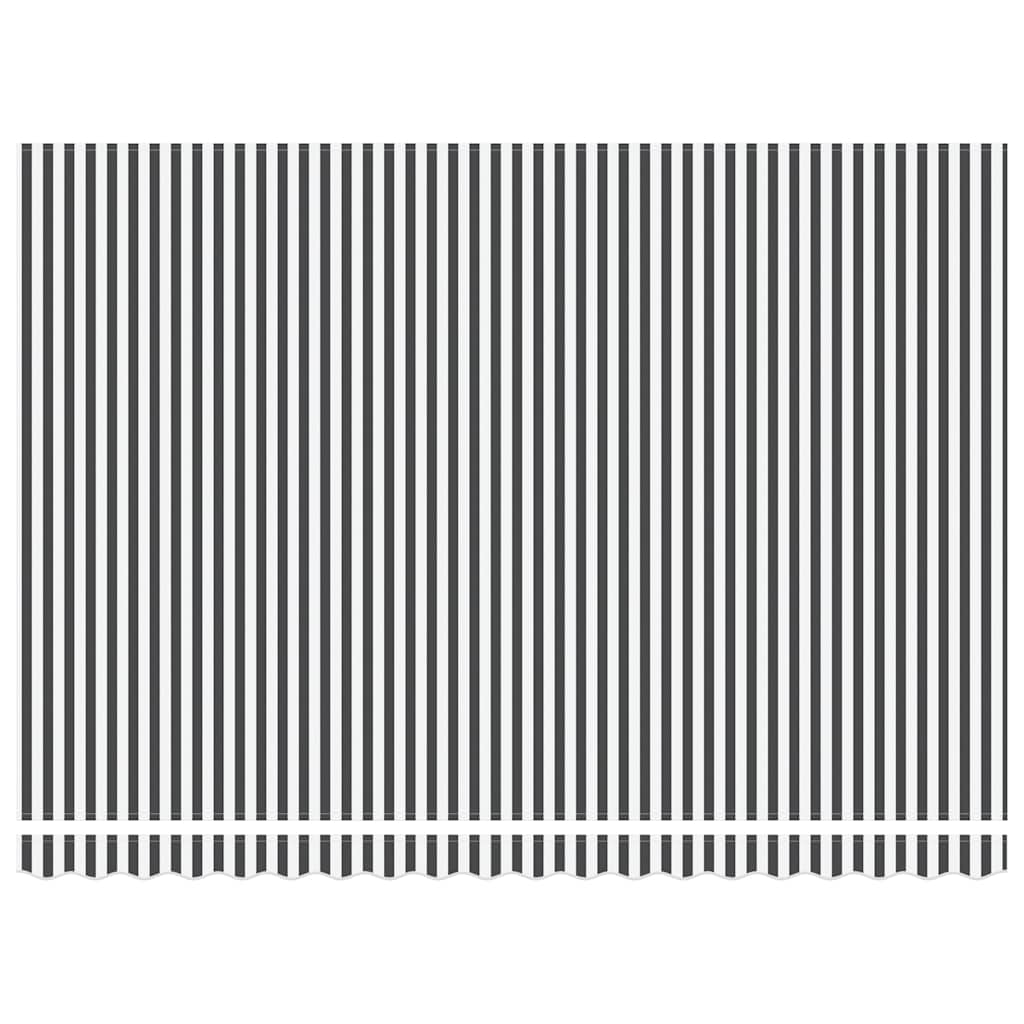 Antracitszürke-fehér automata kihúzható napellenző 450 x 300 cm 13