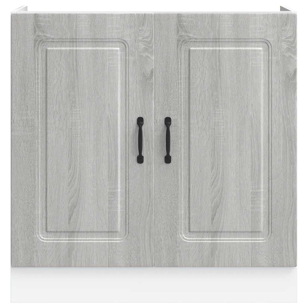 Mosogató aljzat szekrény Kalmar szürke sonoma 80x46x81,5 cm 4