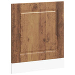 Mosogatógép panel Kalmar régi fa 60x1,5x57 cm gépesített fa 2