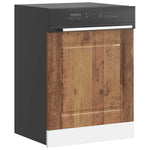 Mosogatógép panel Kalmar régi fa 60x1,5x57 cm gépesített fa 3