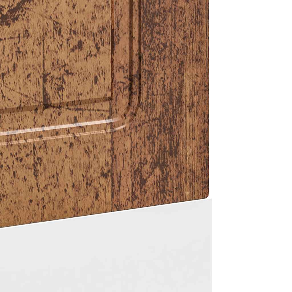Mosogatógép panel Kalmar régi fa 60x1,5x57 cm gépesített fa 7
