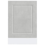 Mosogatógép panel Porto Beton szürke 45x1,5x57 cm Mérnöki fa 4