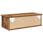 Antik fa színű szerelt fa faliszekrény 60x26x18,5 cm 5