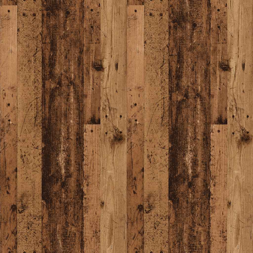 Antik fa színű szerelt fa íróasztal 100 x 50 x 76 cm 9