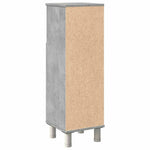 Betonszürke forgácslap fürdőszobaszekrény 30 x 30 x 95 cm 6