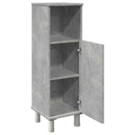 Betonszürke forgácslap fürdőszobaszekrény 30 x 30 x 95 cm 7
