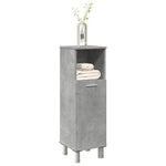 Betonszürke forgácslap fürdőszobaszekrény 30 x 30 x 95 cm