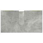 Betonszürke szerelt fa fürdőszobaszekrény 60 x 32 x 53,5 cm 8