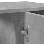 Betonszürke szerelt fa fürdőszobaszekrény 60 x 32 x 53,5 cm 11