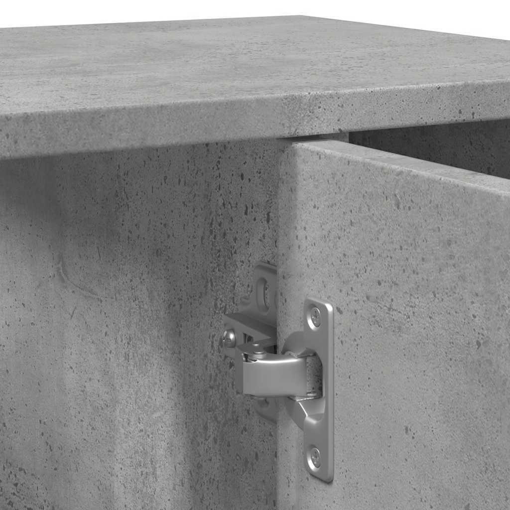 Betonszürke szerelt fa fürdőszobaszekrény 60 x 32 x 53,5 cm 11