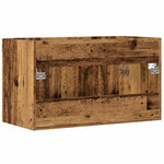 Antik fa színű szerelt fa mosdószekrény 80 x 38,5 x 46 cm 6