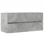 Betonszürke szerelt fa mosdószekrény 100 x 38,5 x 45 cm 2