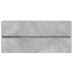 Betonszürke szerelt fa mosdószekrény 100 x 38,5 x 45 cm 4