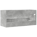 Betonszürke szerelt fa mosdószekrény 100 x 38,5 x 45 cm 6