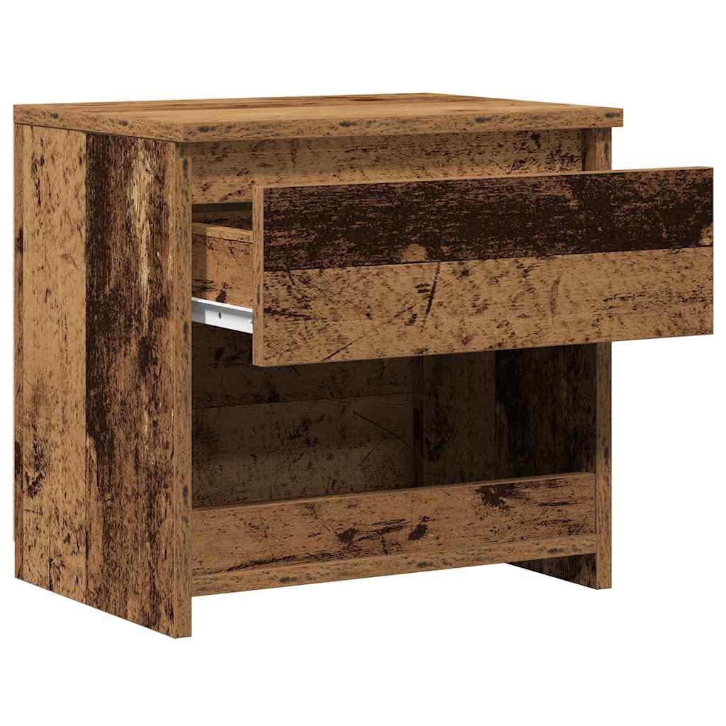 Antik fa szerelt fa éjjeliszekrény 40 x 30 x 39 cm 8