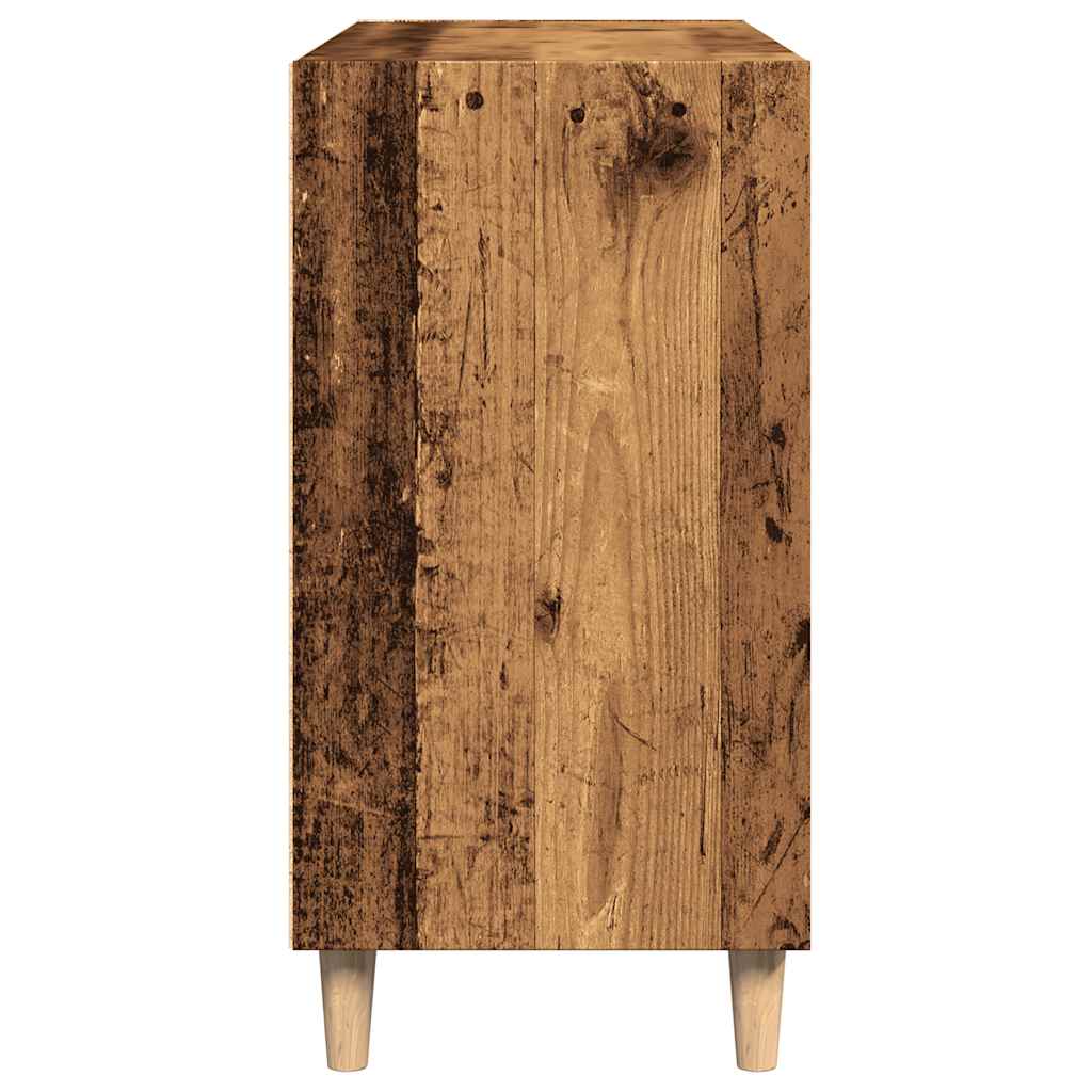 Antik fa színű szerelt fa tálalószekrény 103,5 x 35 x 70 cm 6