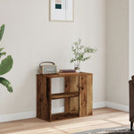 Antik fa színű szerelt fa kisszekrény 60 x 30 x 50 cm 3