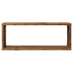 6 db antik fa színű szerelt fa fali kockapolc 60 x 15 x 23 cm 5
