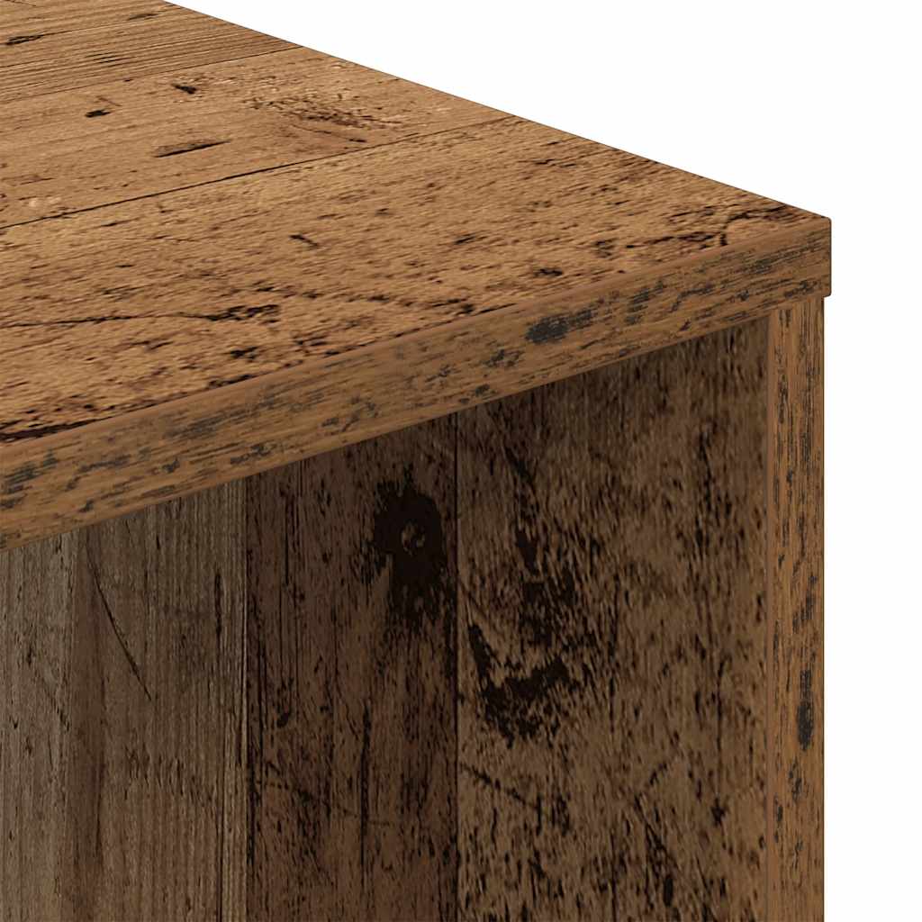 Antik fa színű szerelt fa íróasztal 102,5 x 35 x 75 cm 7