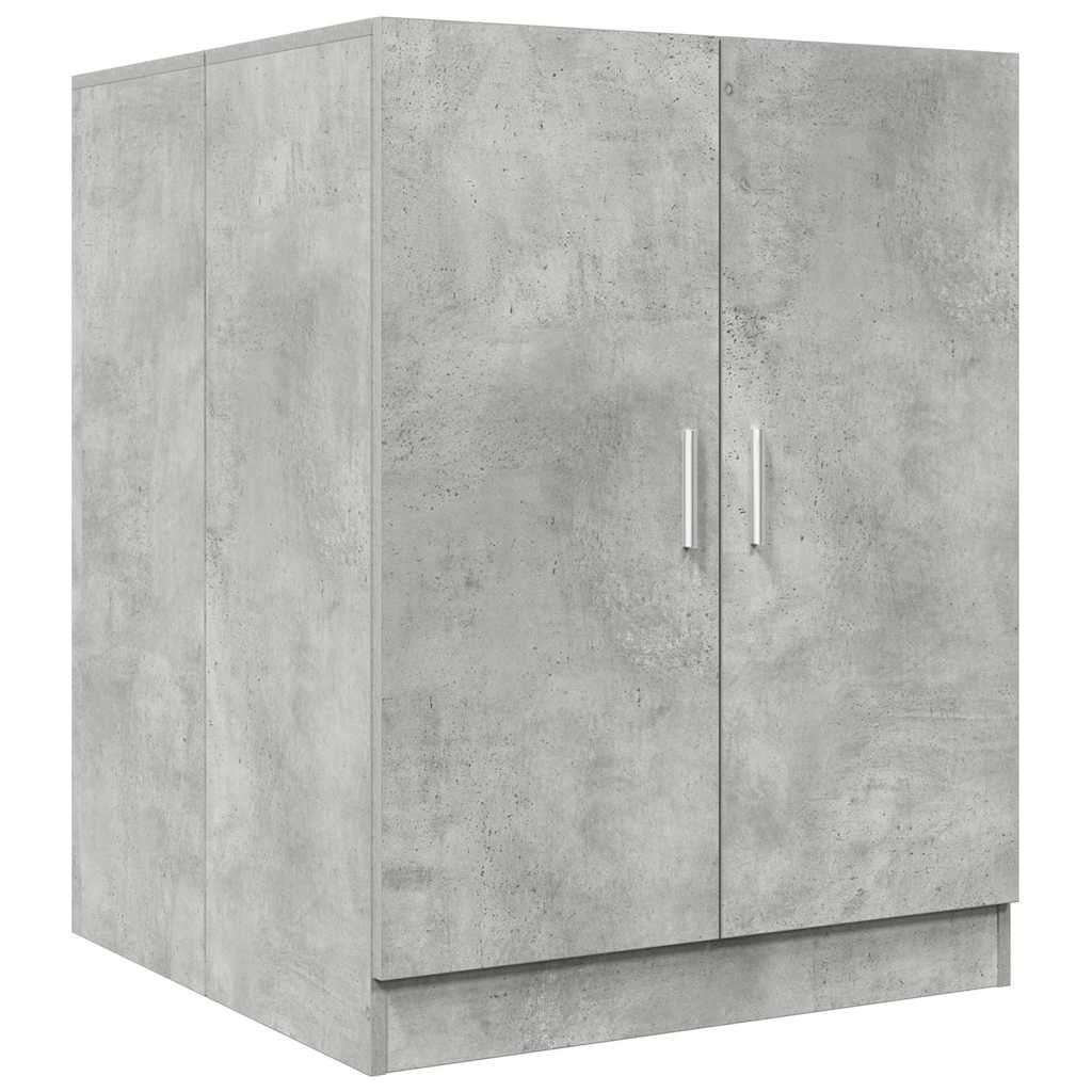 Betonszürke mosógépszekrény 70,5 x 71,5 x 91,5 cm 2
