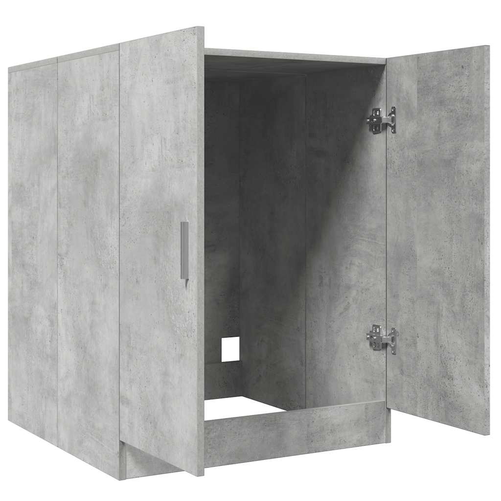 Betonszürke mosógépszekrény 70,5 x 71,5 x 91,5 cm 7