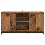Antik fa színű szerelt fa TV-szekrény 102 x 37,5 x 52,5 cm 4