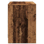 Antik fa színű szerelt fa TV-szekrény 102 x 37,5 x 52,5 cm 5