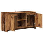 Antik fa színű szerelt fa TV-szekrény 102 x 37,5 x 52,5 cm 7