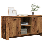 Antik fa színű szerelt fa TV-szekrény 102 x 37,5 x 52,5 cm