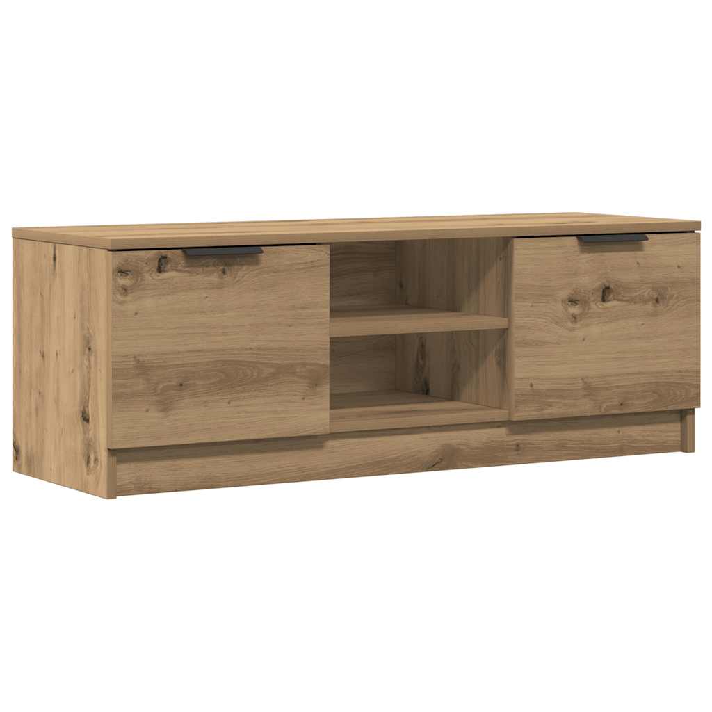 TV szekrény Artisan tölgy 102x35x36,5 cm Műanyag fa 2