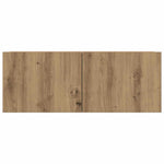 2 db kézműves tölgy falra szerelhető TV-szekrény 80x30x30 cm 5