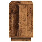 Antik fa színű szerelt fa tálalószekrény 102 x 35 x 55 cm 5