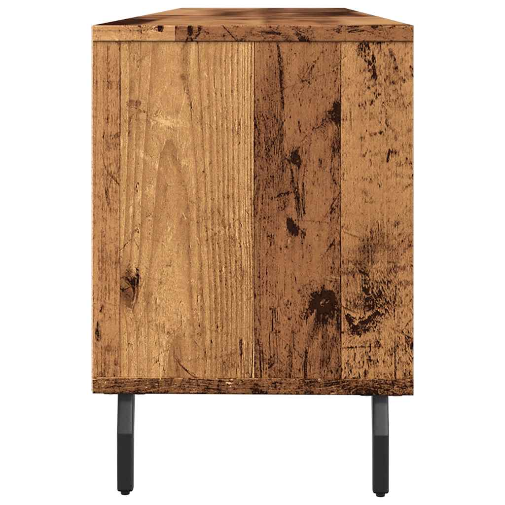 Antik fa színű szerelt fa TV-szekrény 150 x 30 x 44,5 cm 6