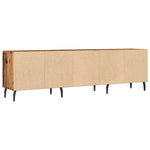 Antik fa színű szerelt fa TV-szekrény 150 x 30 x 44,5 cm 7