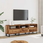 Antik fa színű szerelt fa TV-szekrény 150 x 30 x 44,5 cm 3