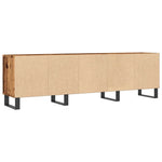 Antik fa színű szerelt fa TV-szekrény 150 x 30 x 44,5 cm 7