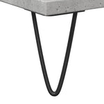 Betonszürke szerelt fa fürdőszobaszekrény 30 x 30 x 190 cm 9