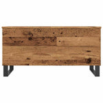 Antik fa színű szerelt fa dohányzóasztal 90 x 44,5 x 45 cm 5