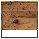 Antik fa színű szerelt fa dohányzóasztal 90 x 44,5 x 45 cm 6