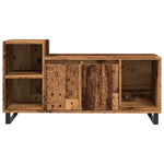 Antik fa színű szerelt fa TV-szekrény 100x35x55 cm 4