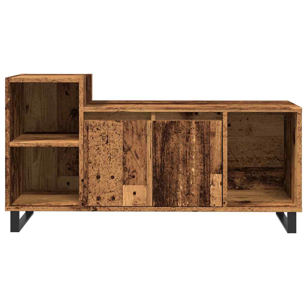 Antik fa színű szerelt fa TV-szekrény 100x35x55 cm 4