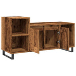 Antik fa színű szerelt fa TV-szekrény 100x35x55 cm 5