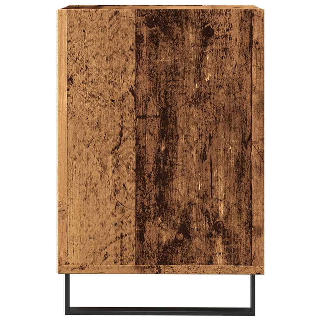 Antik fa színű szerelt fa TV-szekrény 100x35x55 cm 6