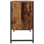 Antik fa színű szerelt fa mosdószekrény 80 x 33 x 60 cm 7