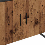 Antik fa színű szerelt fa mosdószekrény 80 x 33 x 60 cm 8
