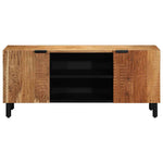 Tömör akácfa TV-szekrény 105 x 33 x 46 cm 3