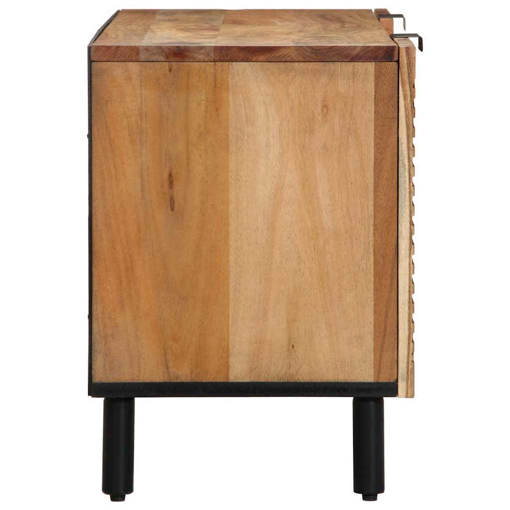 Tömör akácfa TV-szekrény 105 x 33 x 46 cm 4