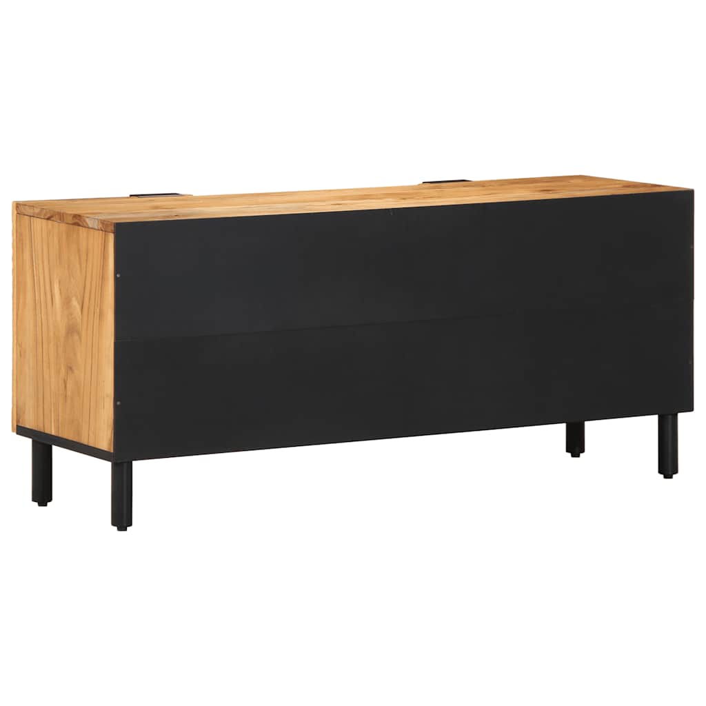 Tömör akácfa TV-szekrény 105 x 33 x 46 cm 5