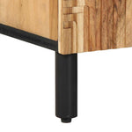 Tömör akácfa TV-szekrény 105 x 33 x 46 cm 9